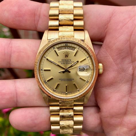 gold presidential rolex 1985